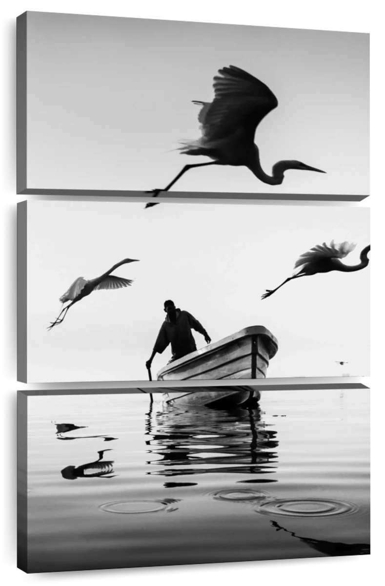 3 Herons Wall Art - Image 8
