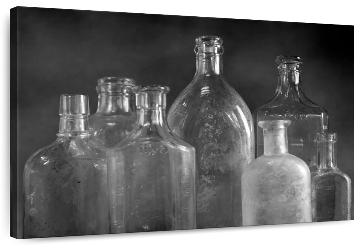 7 Bottles Wall Art