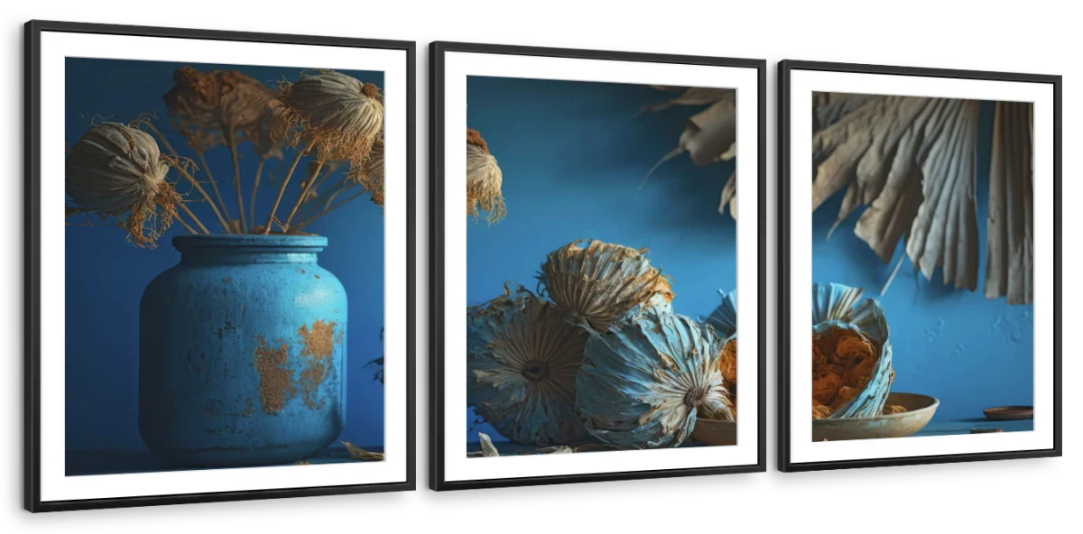 A Blue Still Life Wall Art - Image 12