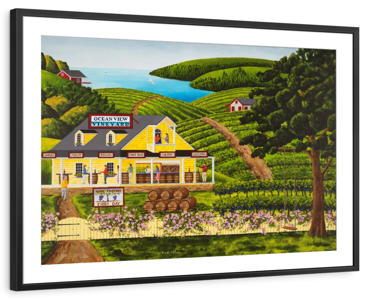 A Vineyard Visit Wall Art - Image 7
