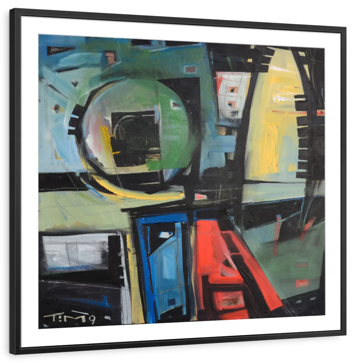 Abstract Dockside Wall Art - Image 7