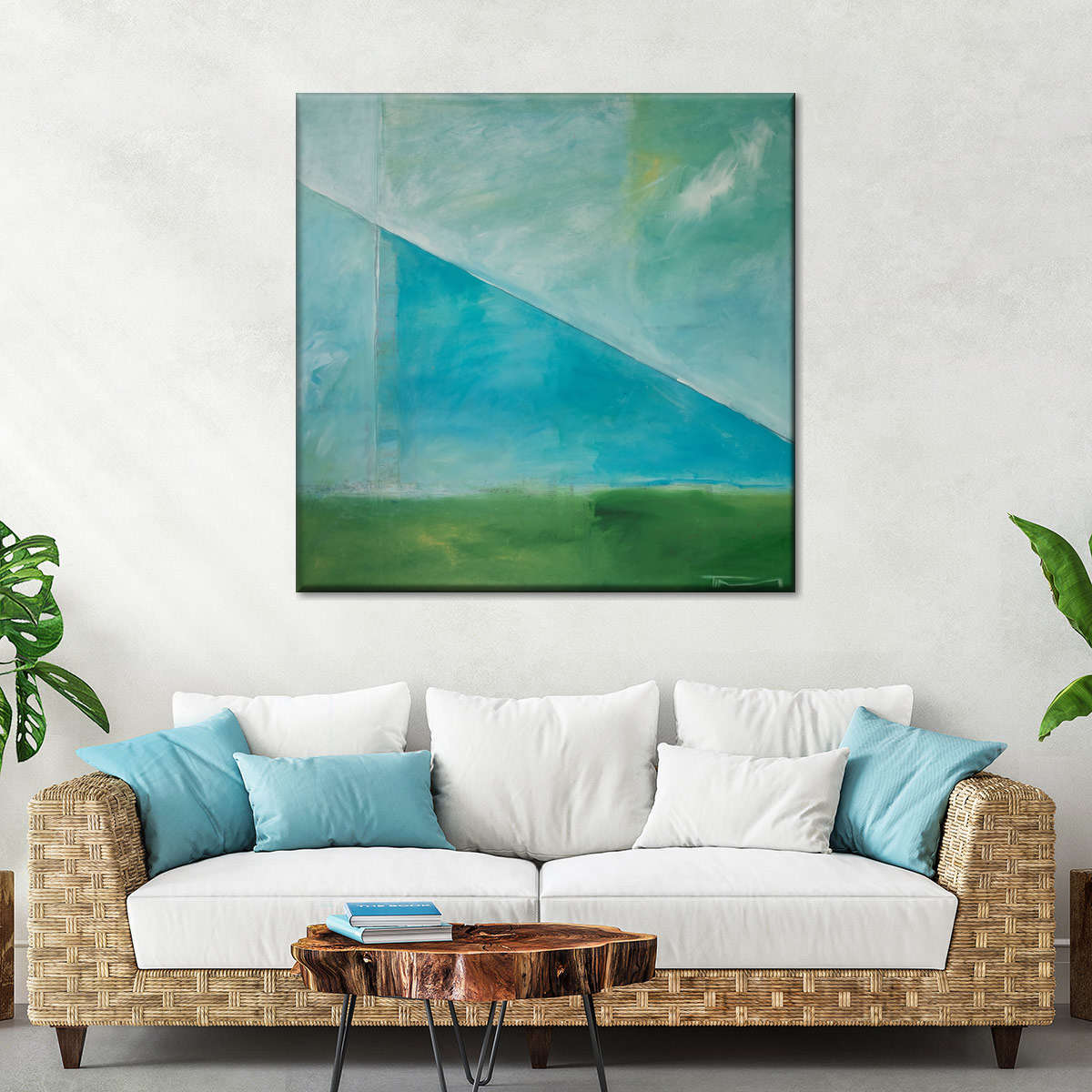 Angular Landscape Wall Art - Image 2