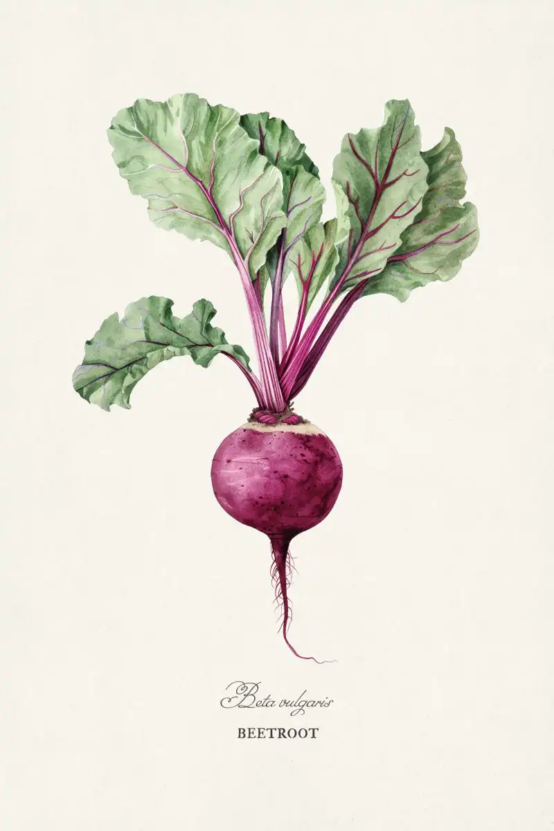 Antique Beetroot Botanical Art Wall Art - Image 12