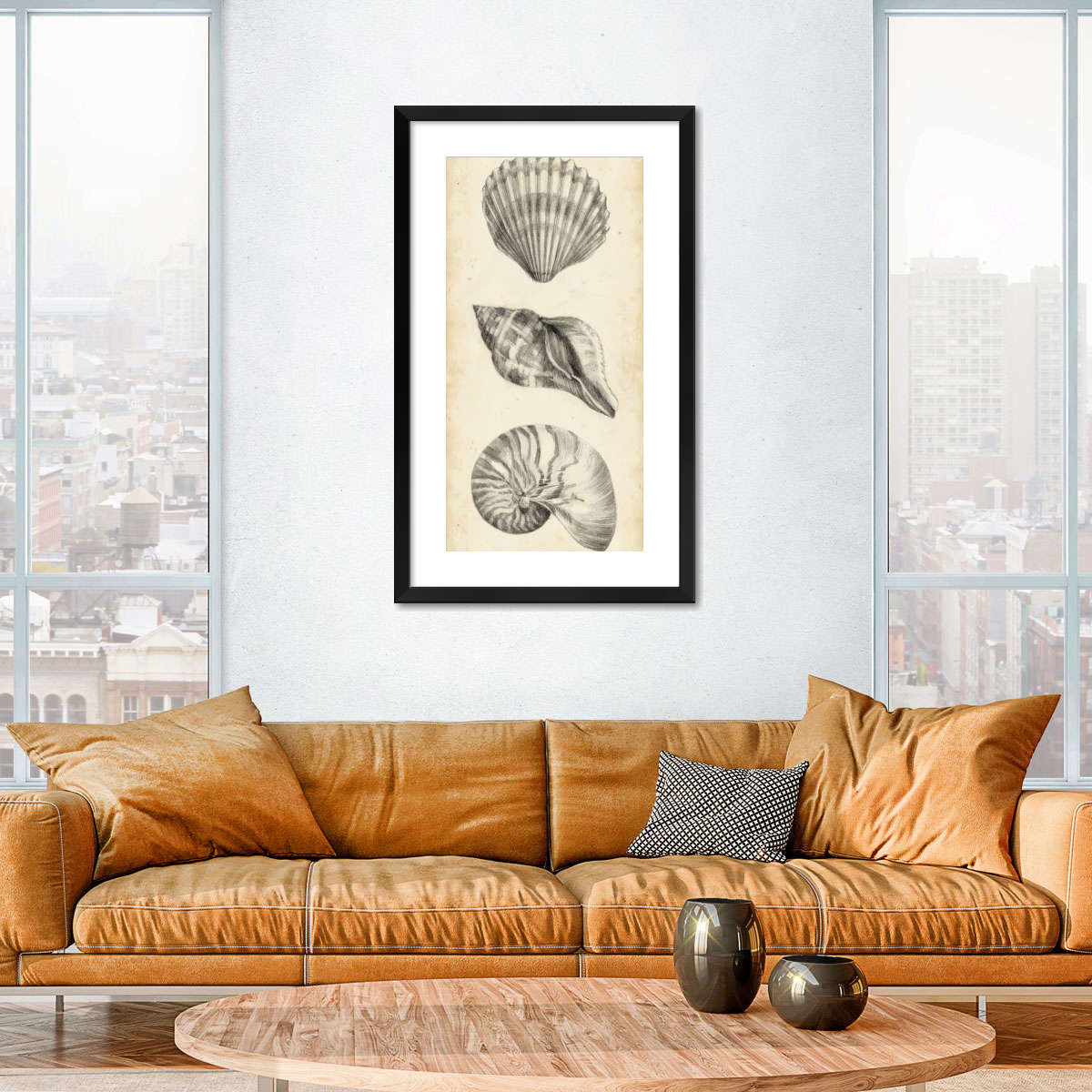 Antique Shell Study Panel I Wall Art - Image 6