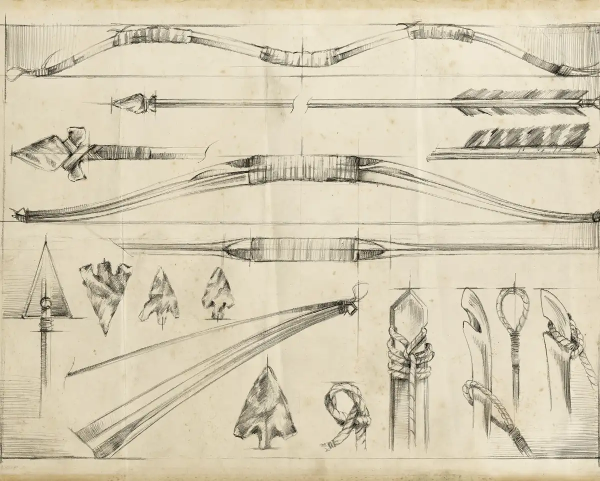 Arrow Schematic II Wall Art - Image 8