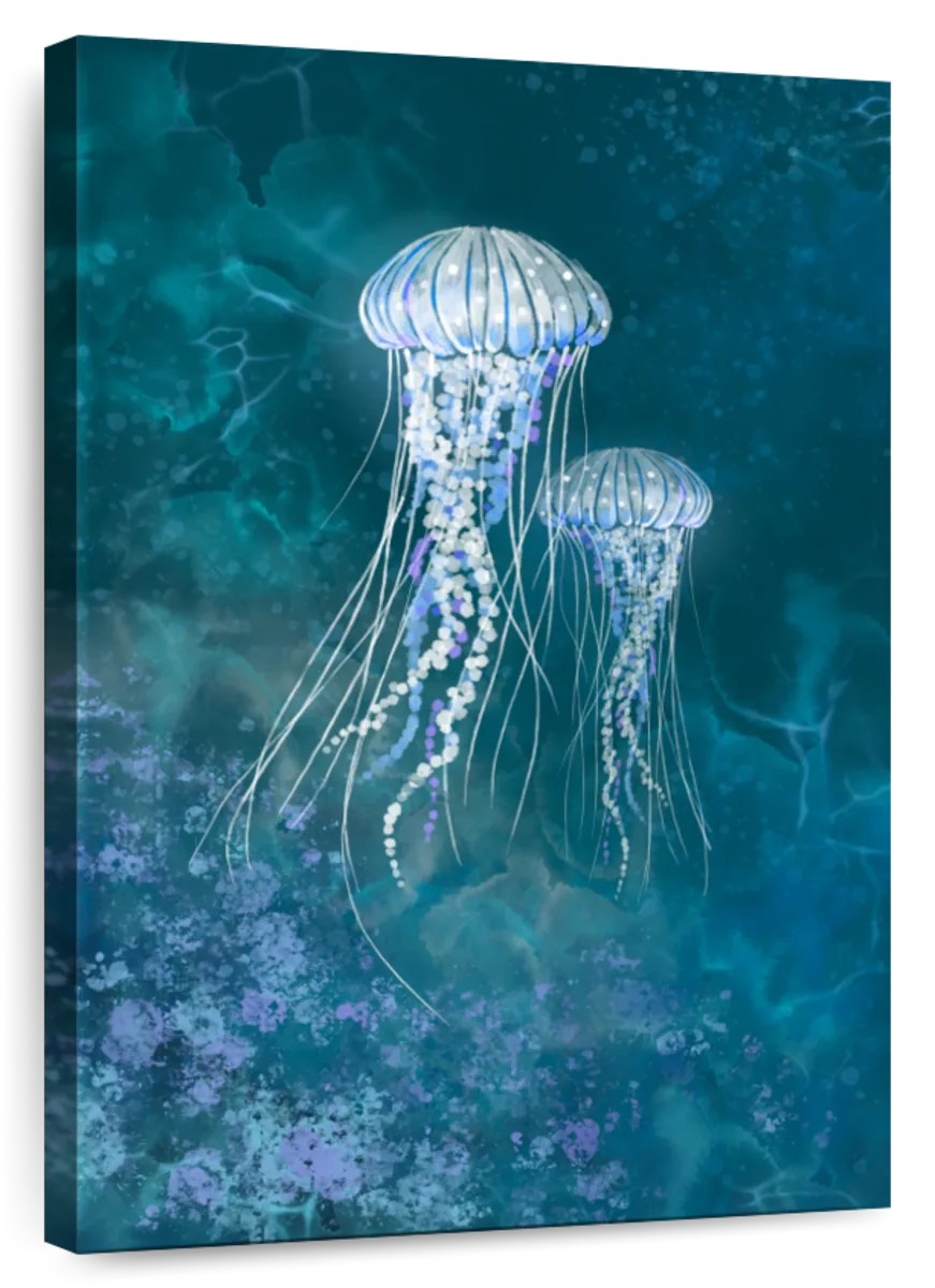 Ascending Jellies Wall Art