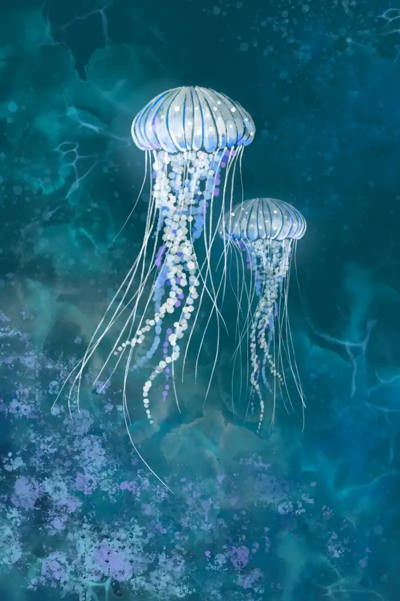 Ascending Jellies Wall Art - Image 9