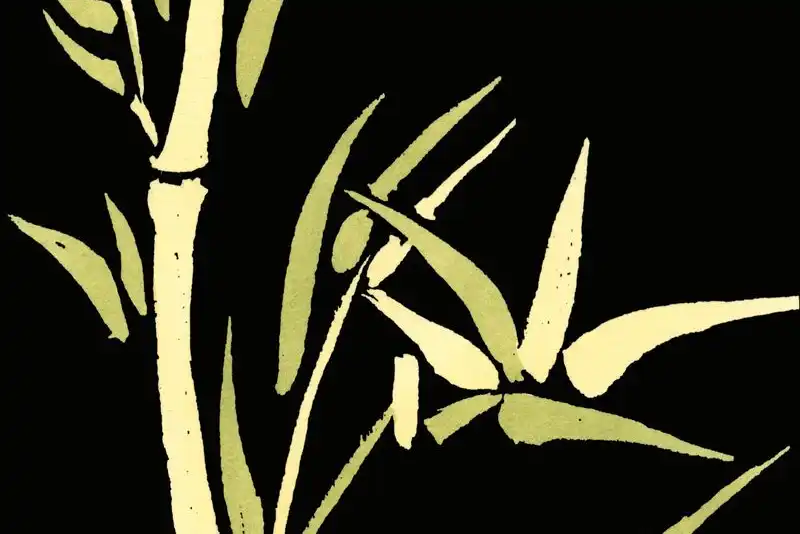 Asian Bamboo Panel II Wall Art - Image 12