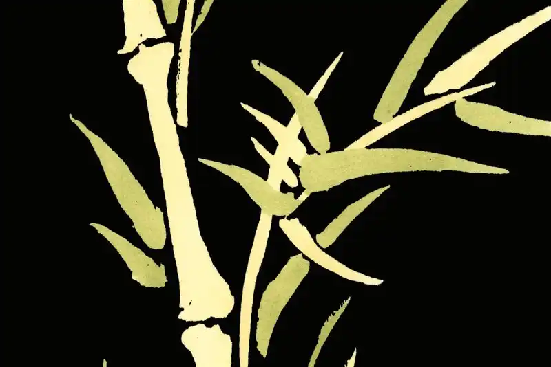 Asian Bamboo Panel II Wall Art - Image 13