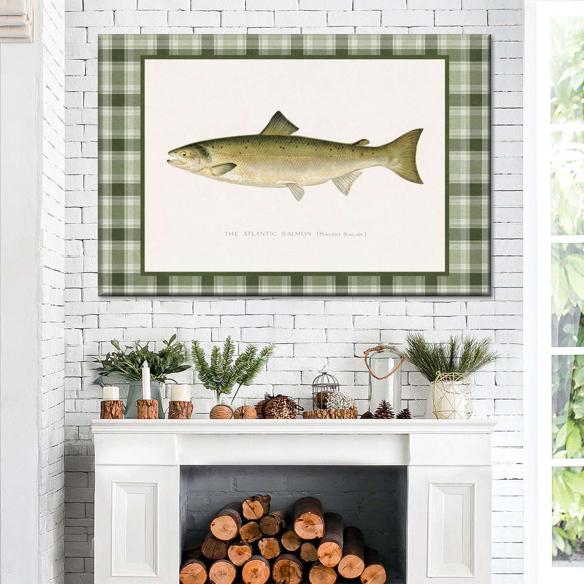 Atlantic Salmon Reinterpreted Wall Art - Image 3