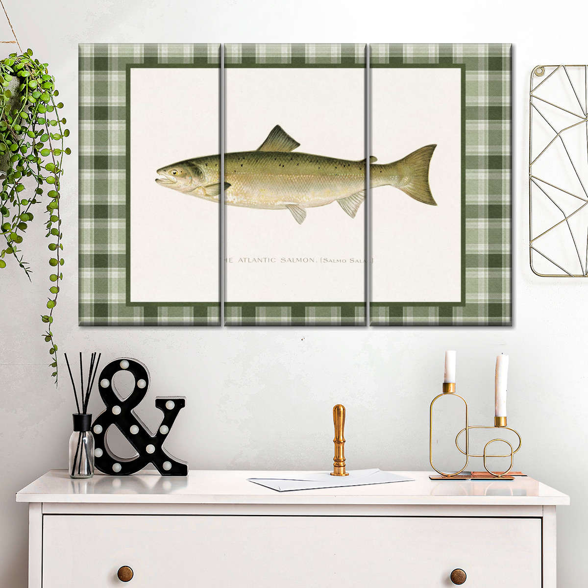 Atlantic Salmon Reinterpreted Wall Art - Image 4