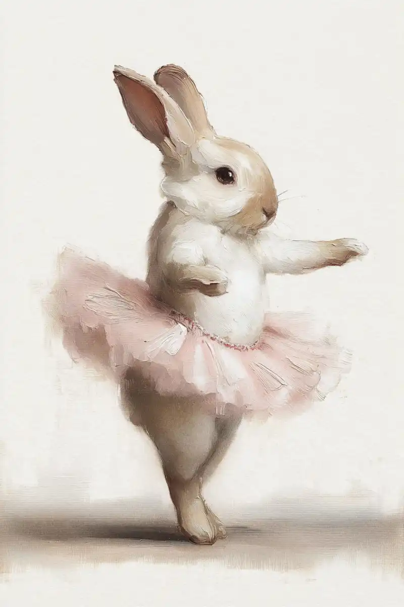 Ballet Bunny Art Wall Art - Image 13