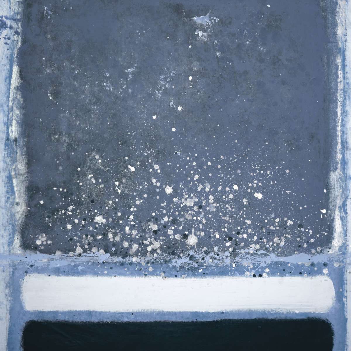 Bar Stack Blue Wall Art - Image 9