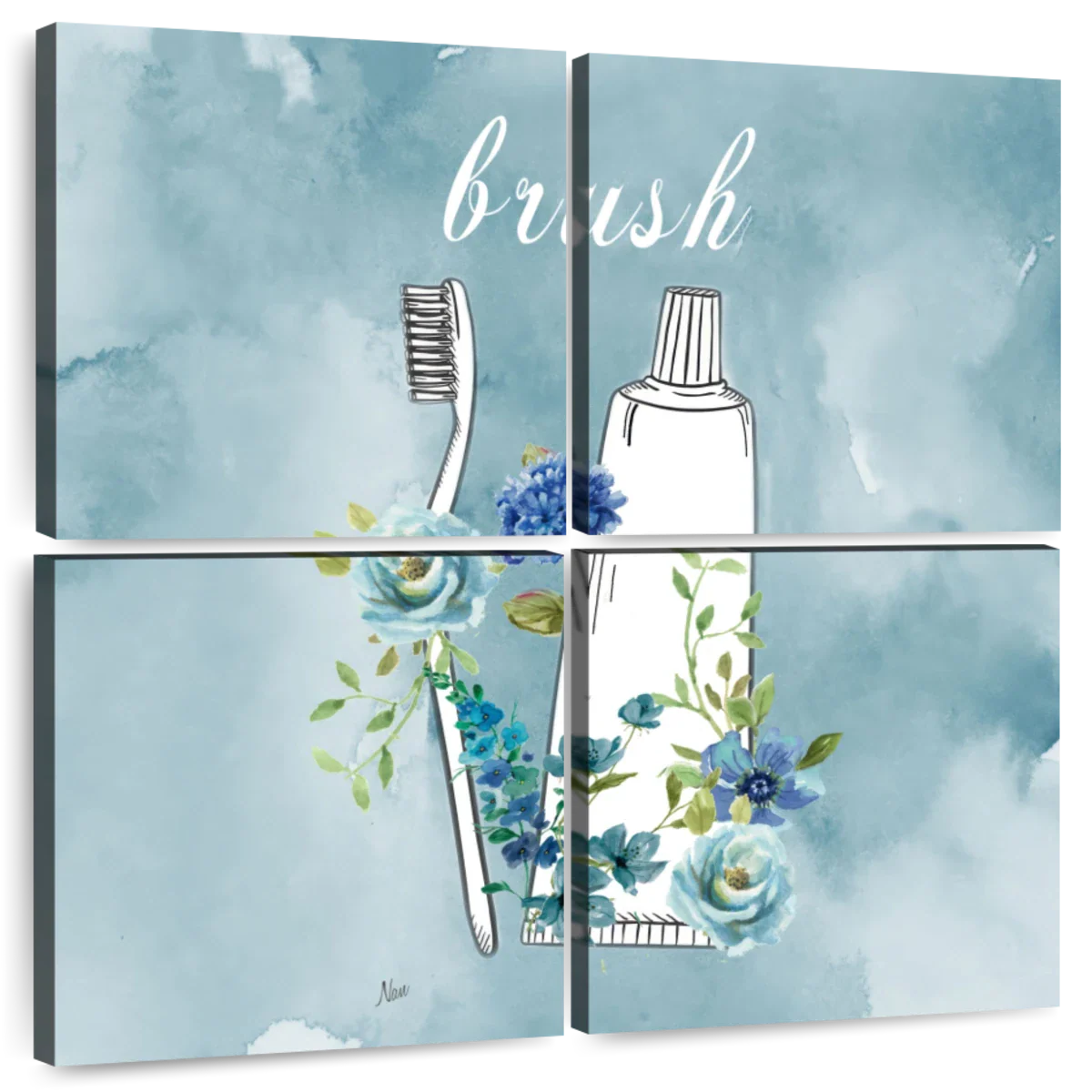 Bathroom Brush Wall Art - Image 8