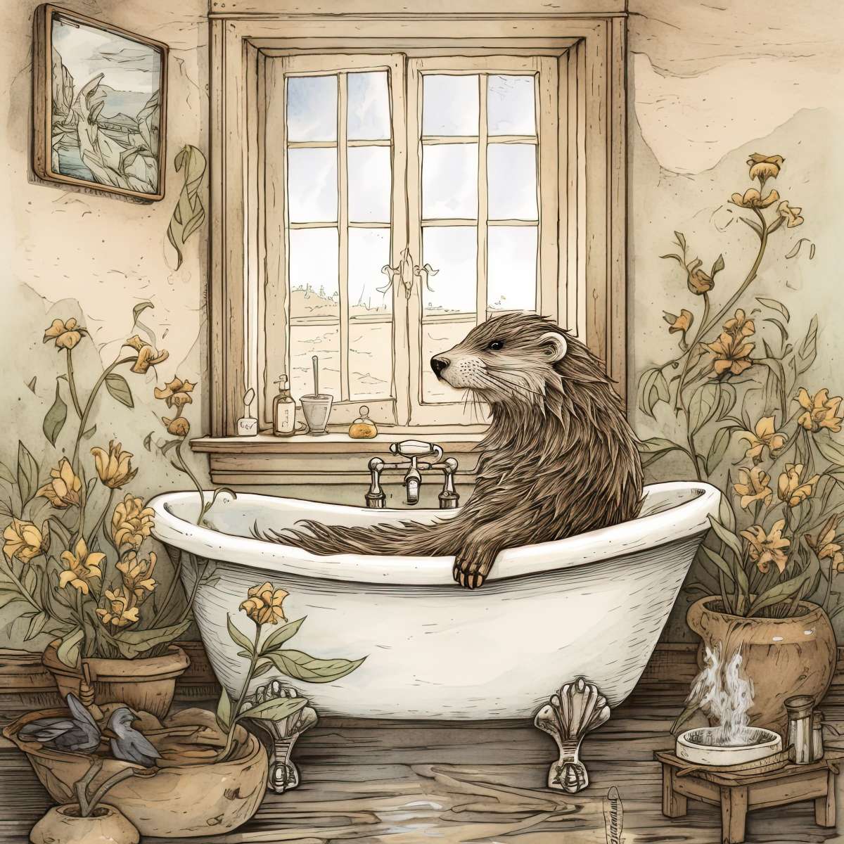 Bathtime No. 2 Wall Art - Image 3