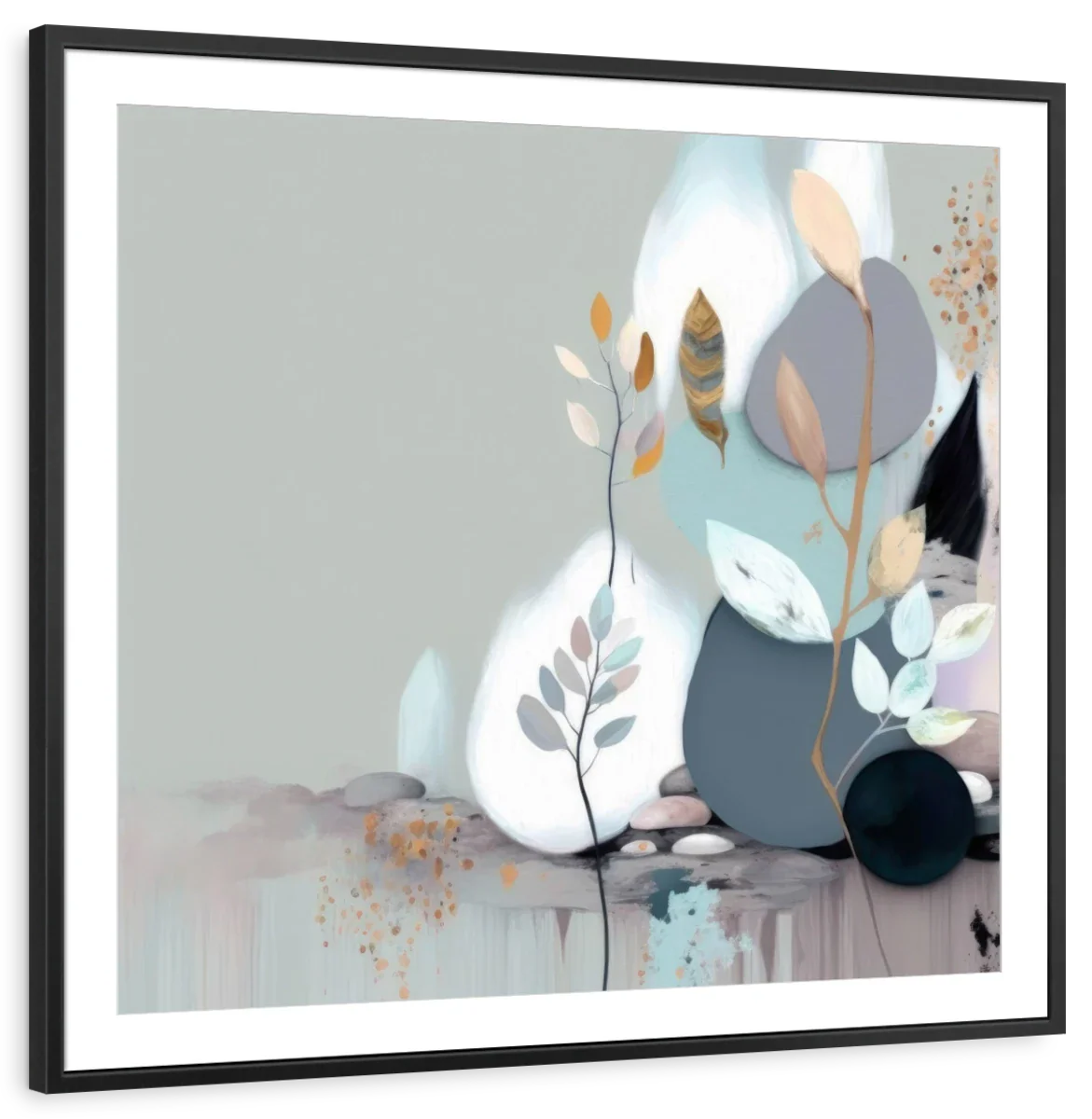 Beautiful Abstract Blues Wall Art - Image 14