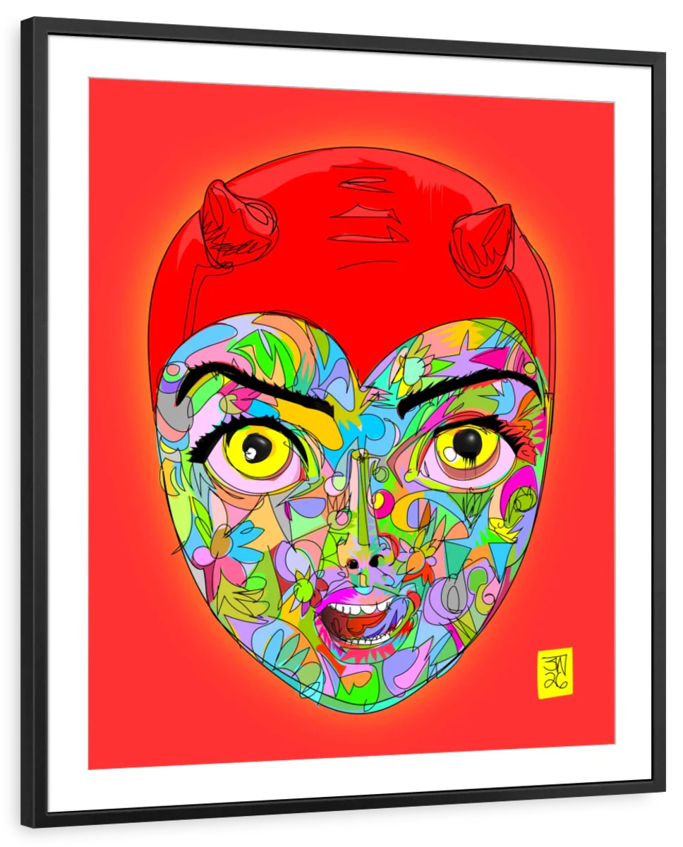 Big Devil Eyes Wall Art - Image 7
