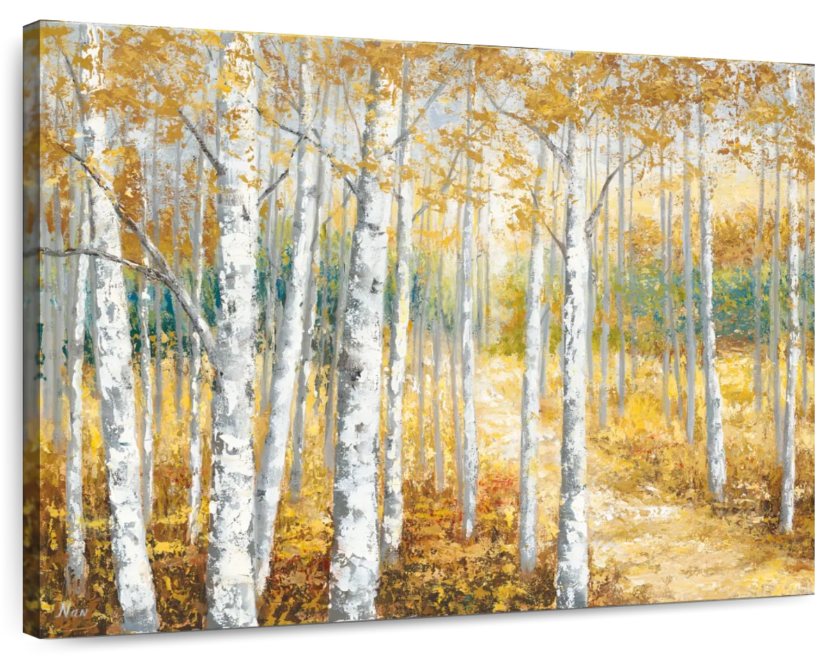 Birch Path II Wall Art