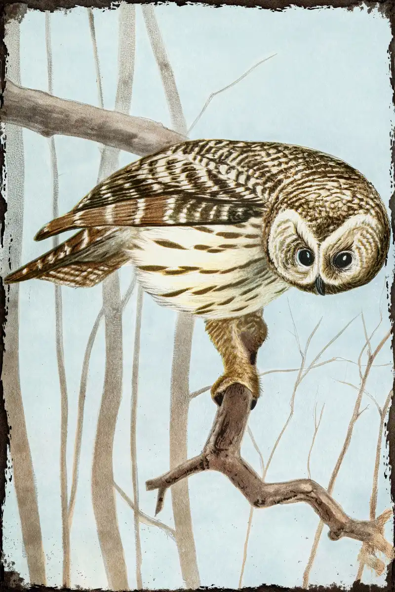 Bird Life - Barred Owl Wall Art - Image 10