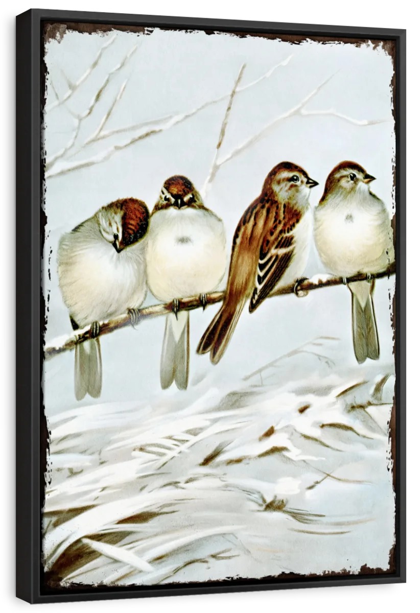 Bird Life - Eurasian Tree Sparrows Wall Art - Image 6