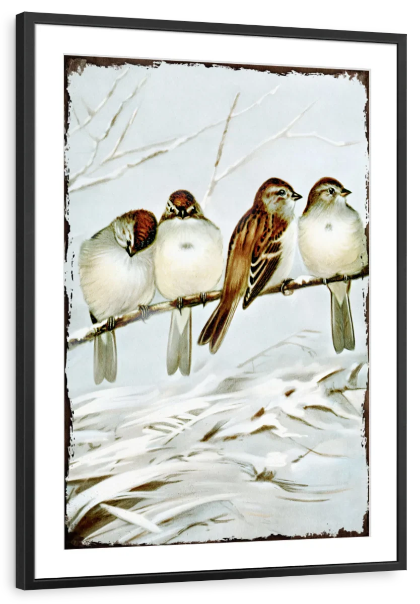 Bird Life - Eurasian Tree Sparrows Wall Art - Image 7