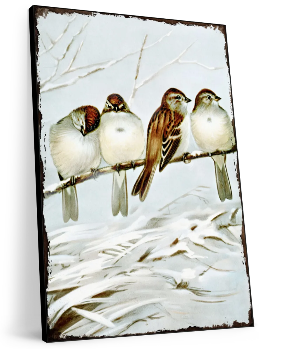 Bird Life - Eurasian Tree Sparrows Wall Art - Image 8