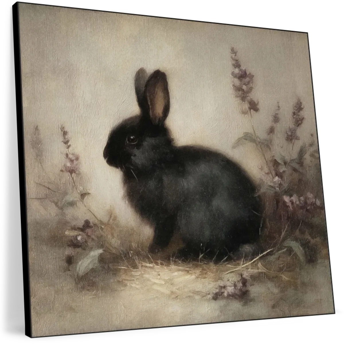 Black Rabbit Portrait Wall Art - Image 11