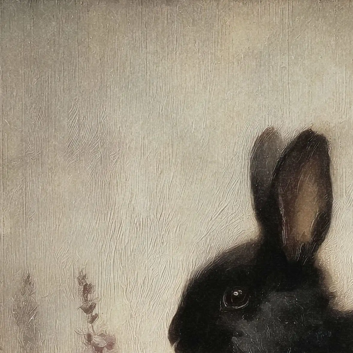 Black Rabbit Portrait Wall Art - Image 14