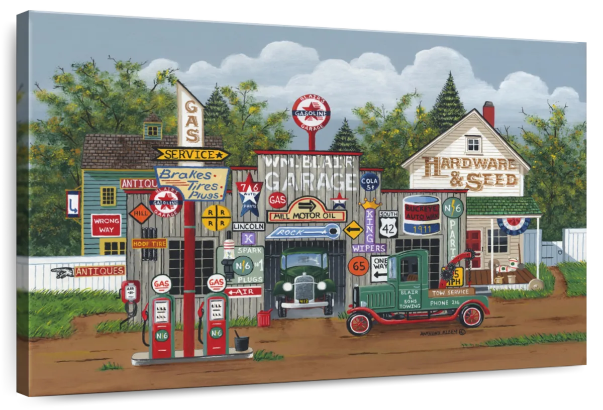 Blair's Garage Wall Art