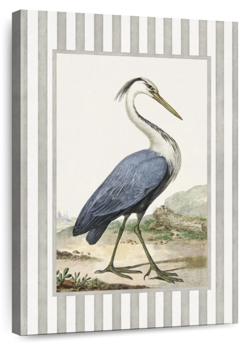 Blauwe Reiger Reinterpreted Wall Art