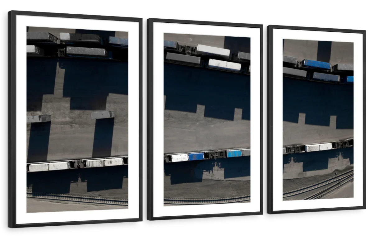 Blue Boxes No. 9 Wall Art - Image 48