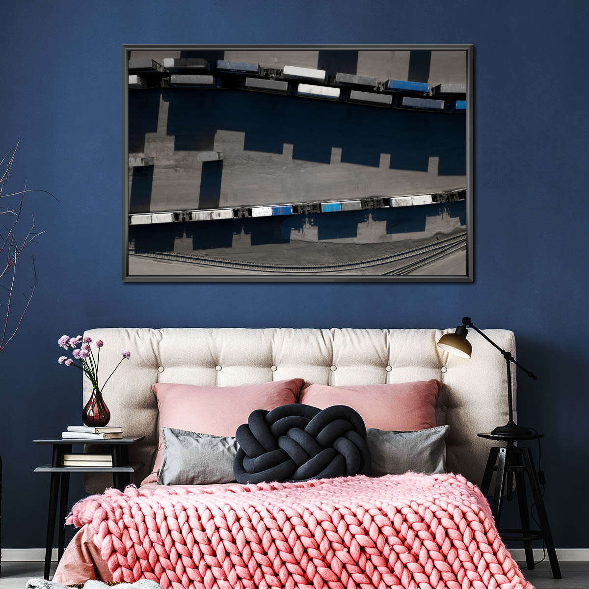 Blue Boxes No. 9 Wall Art - Image 7