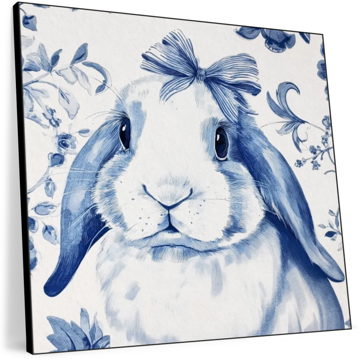 Blue Bunny Closeup Wall Art - Image 26