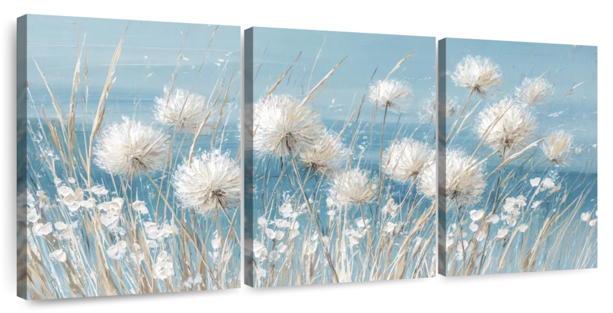 Blue Coastal Blooms Wall Art - Image 9