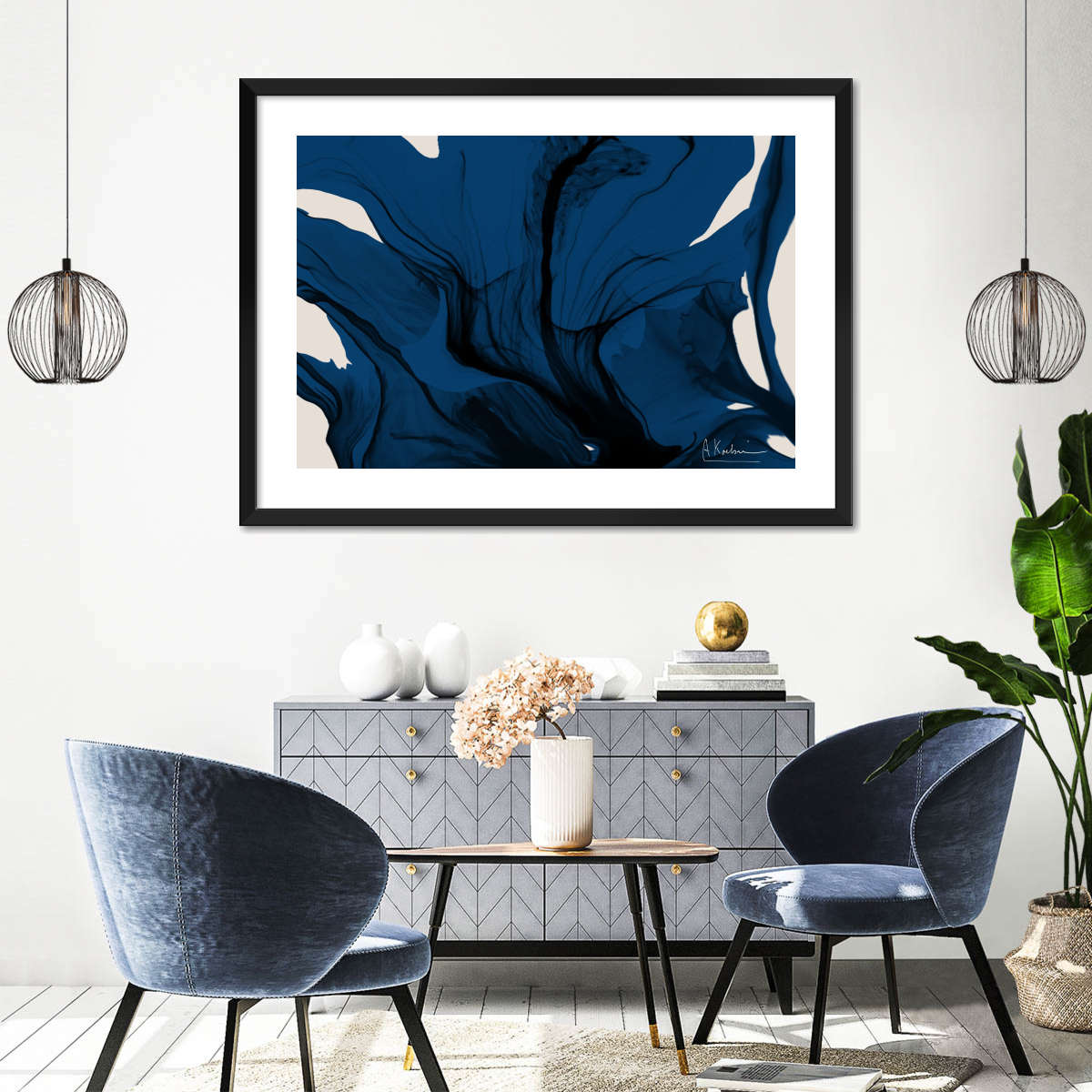 Blue Expression I Wall Art - Image 8