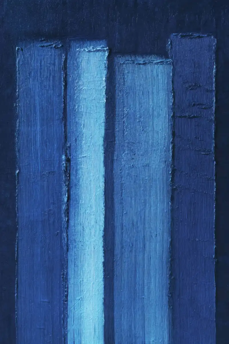 Blue Tone Panels Wall Art - Image 10