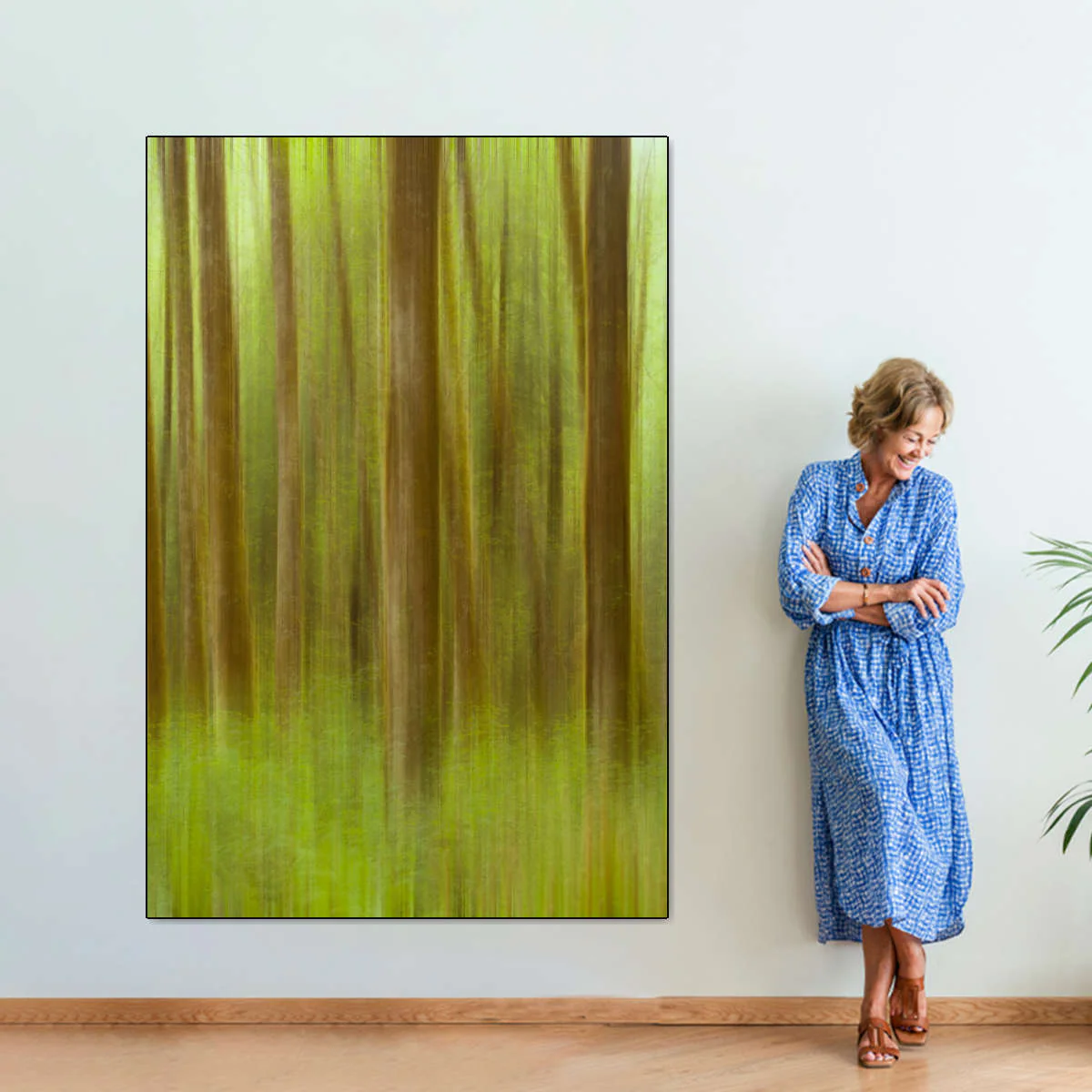 Blurred Trees No. 1 Wall Art - Image 7