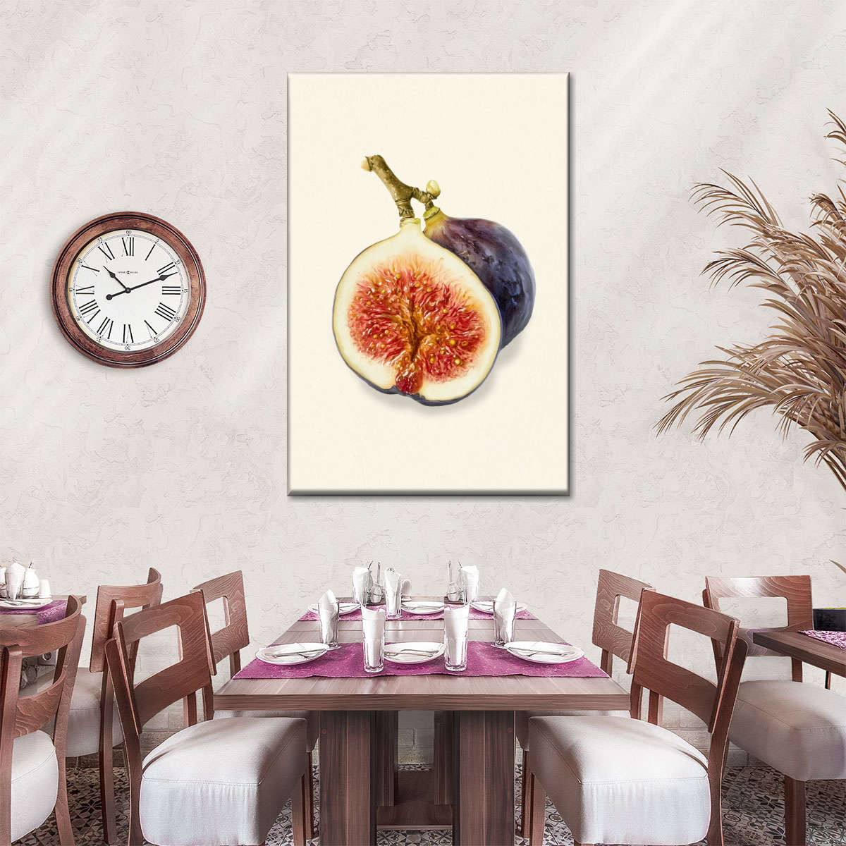 Botanical Fig Fruit Study Wall Art - Image 3