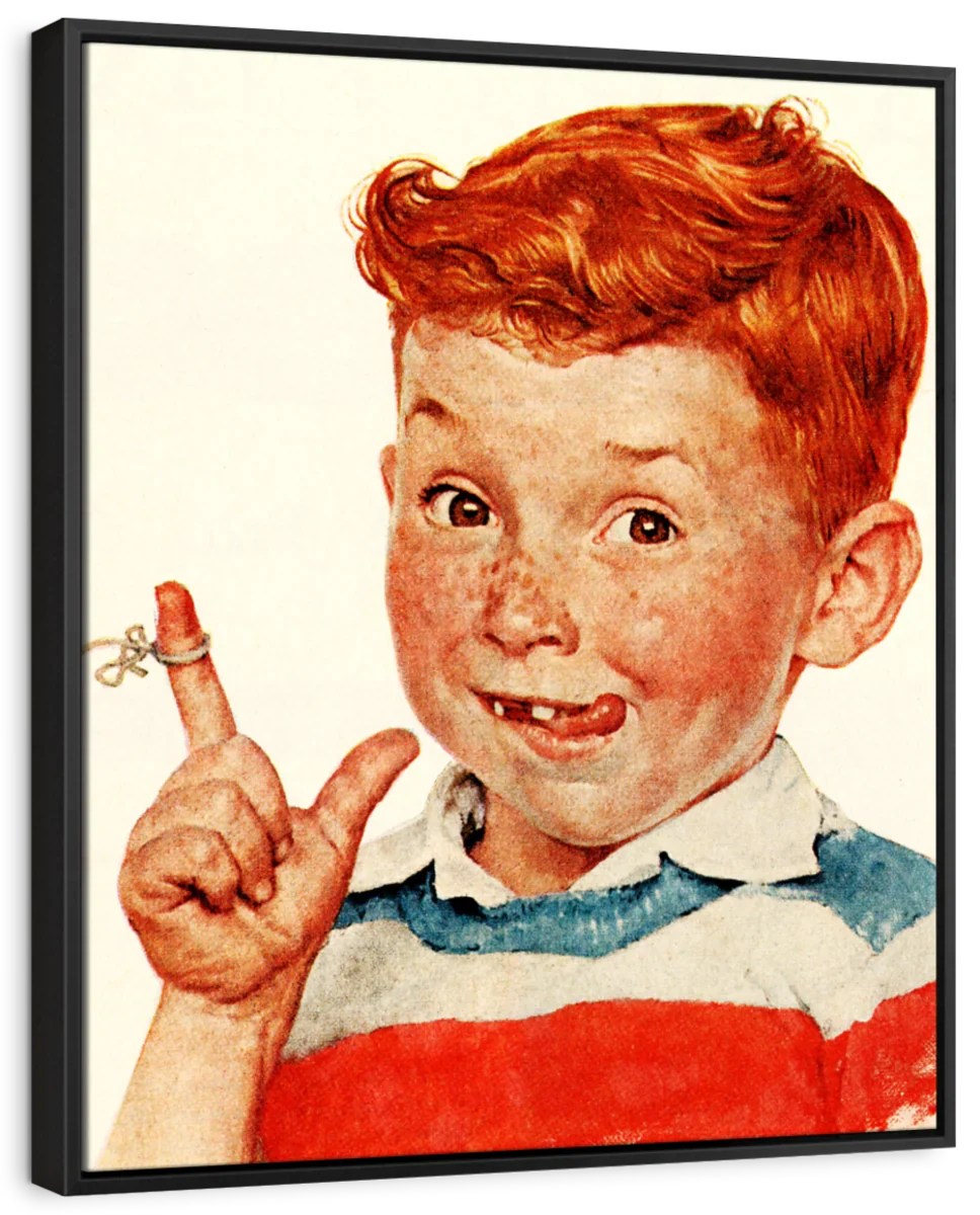 Boy With String Wall Art - Image 5