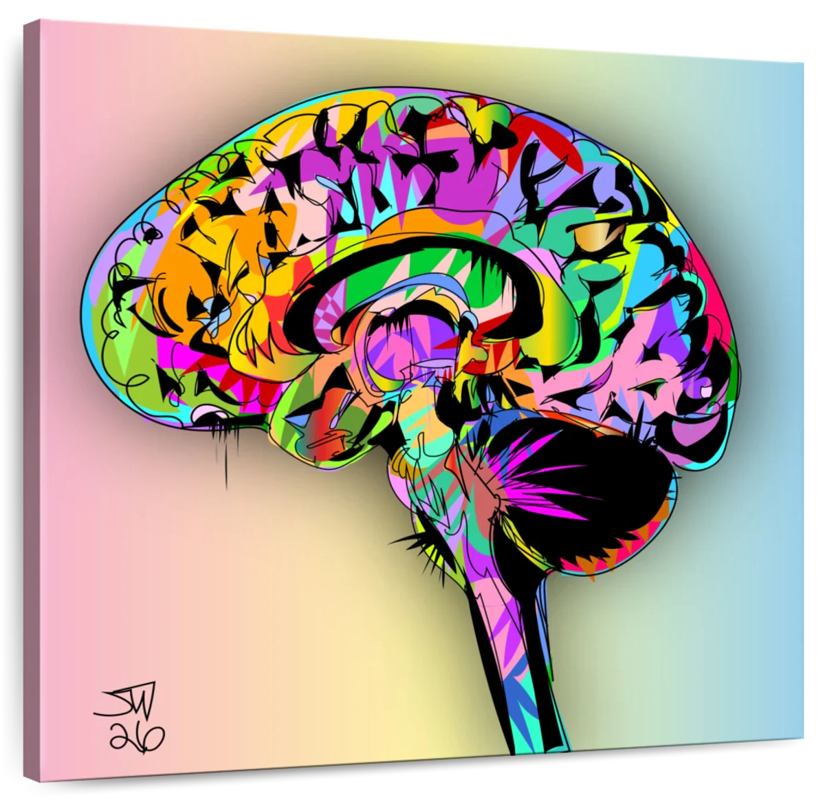 Brain Stem Wall Art