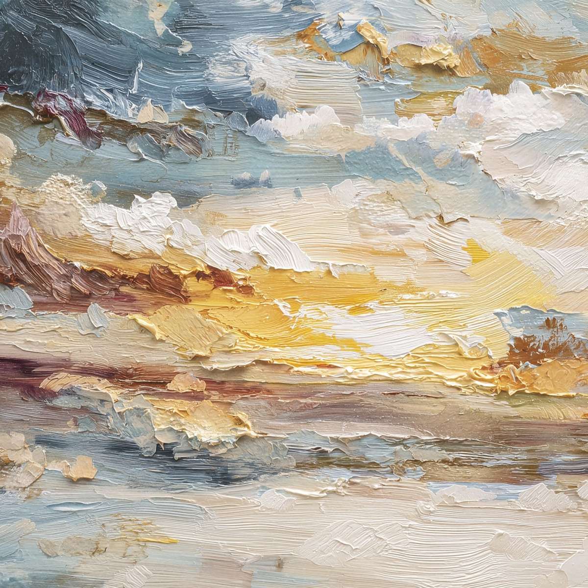 Bright Sunset Sky I Wall Art - Image 2