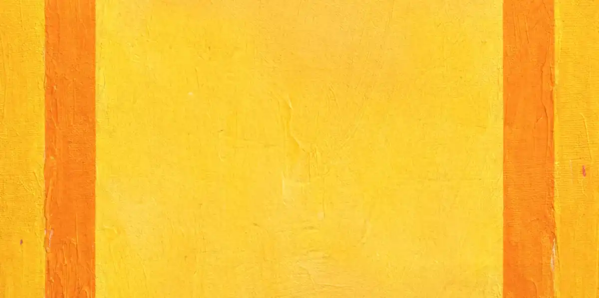 Bright Yellow Abstract Wall Art - Image 15