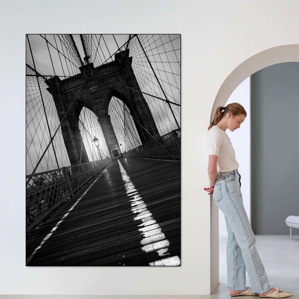 Brooklyn Bridge Study I Wall Art - Image 4
