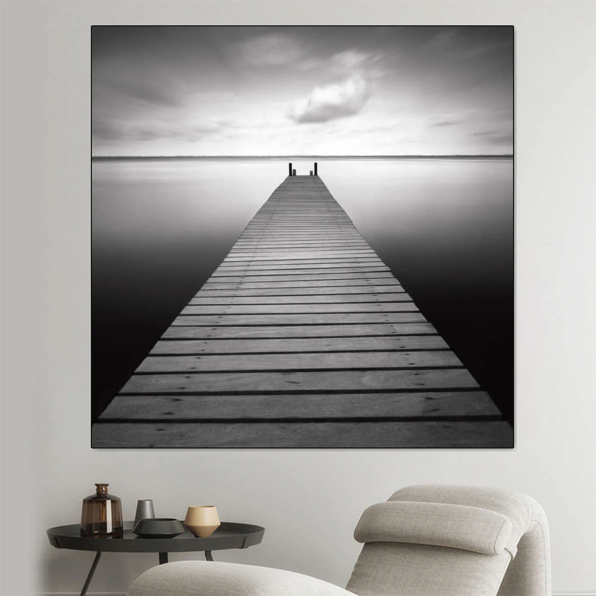 Bull BW Wall Art - Image 3