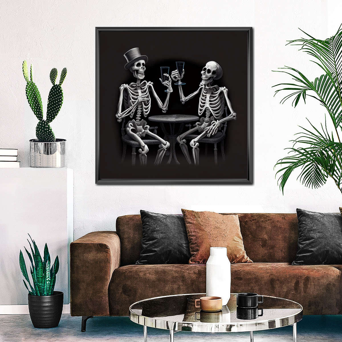 BW Skeleton I Wall Art - Image 5