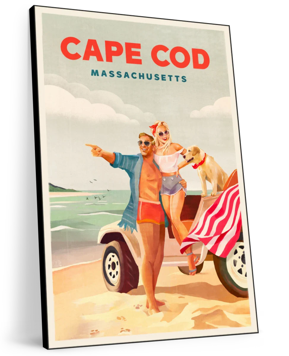 Cape Cod Massachusetts Summer Beach Wall Art - Image 11