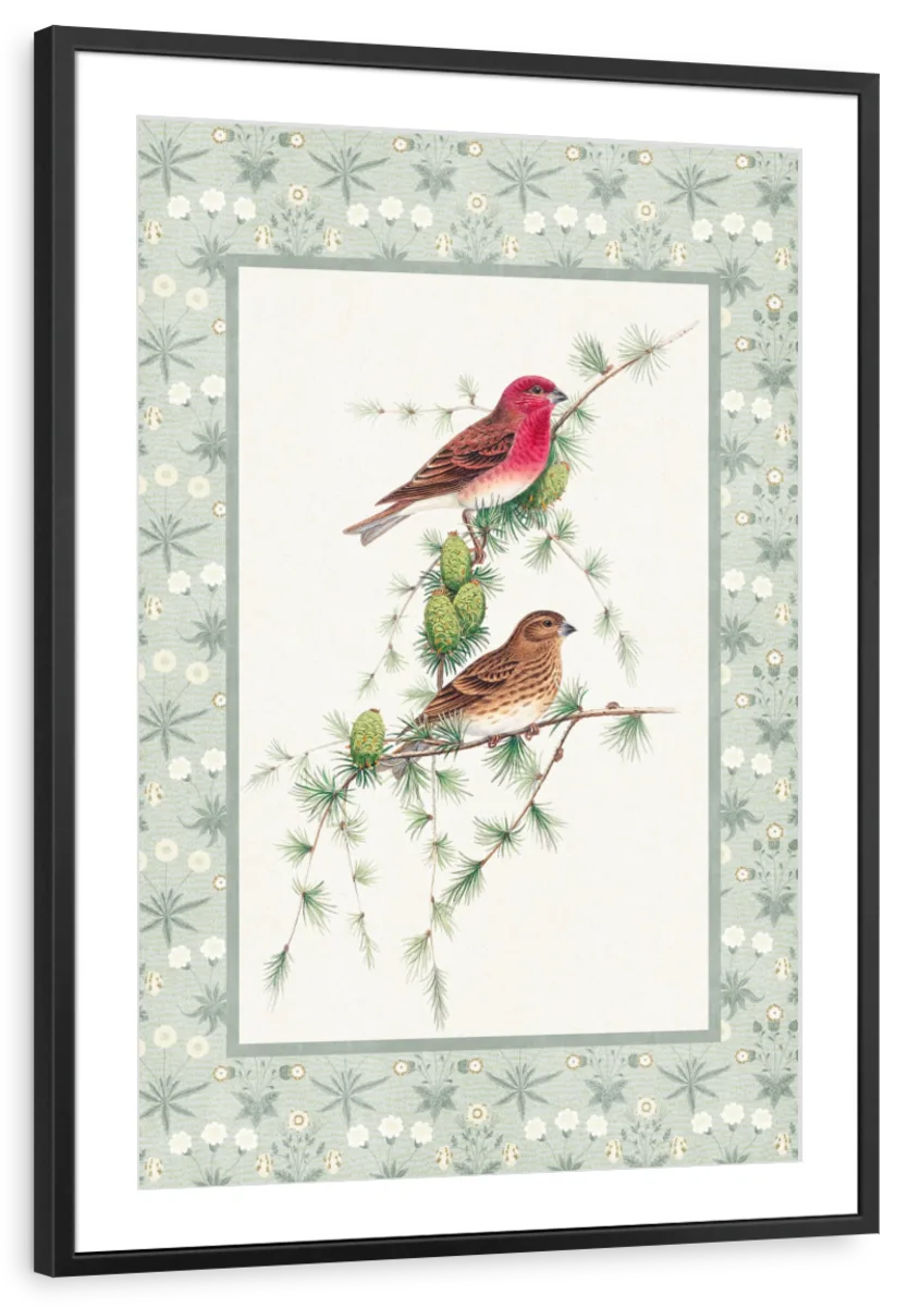 Carpodacus Erythrinus Reinterpreted Wall Art - Image 10