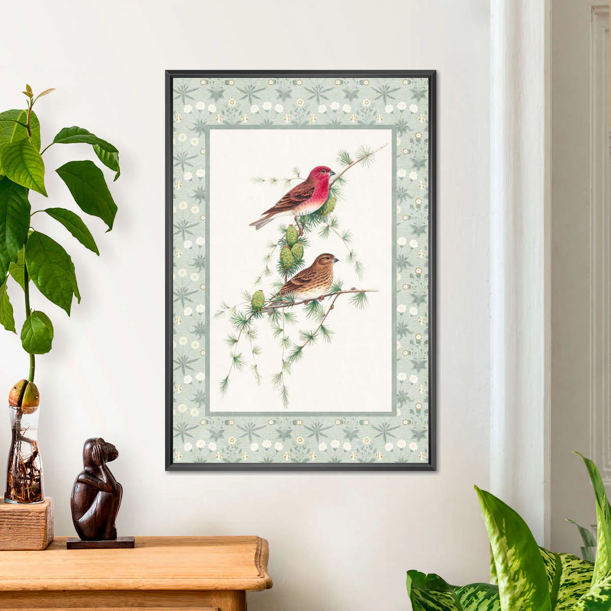 Carpodacus Erythrinus Reinterpreted Wall Art - Image 5