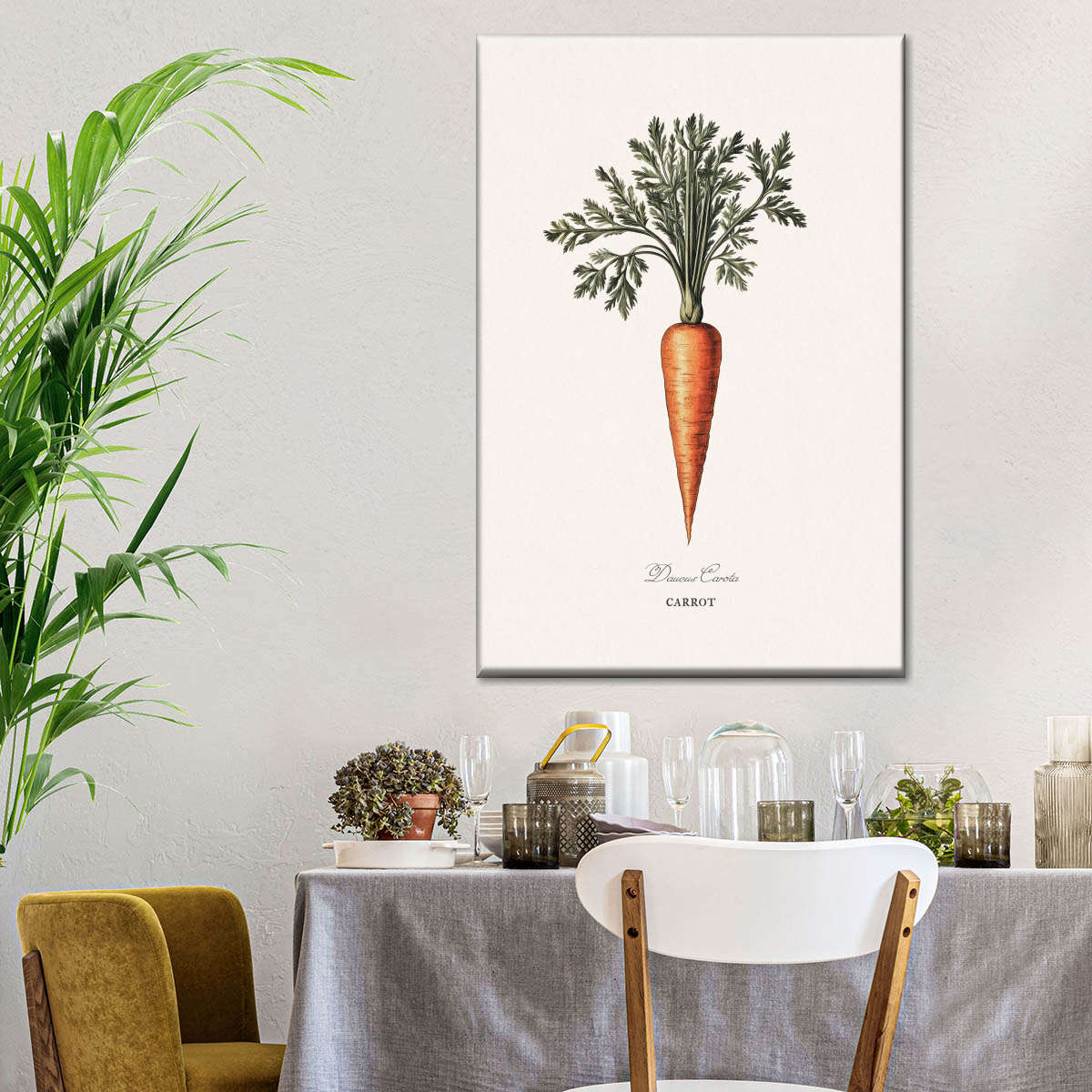 Carrot Botanical Print Wall Art - Image 3