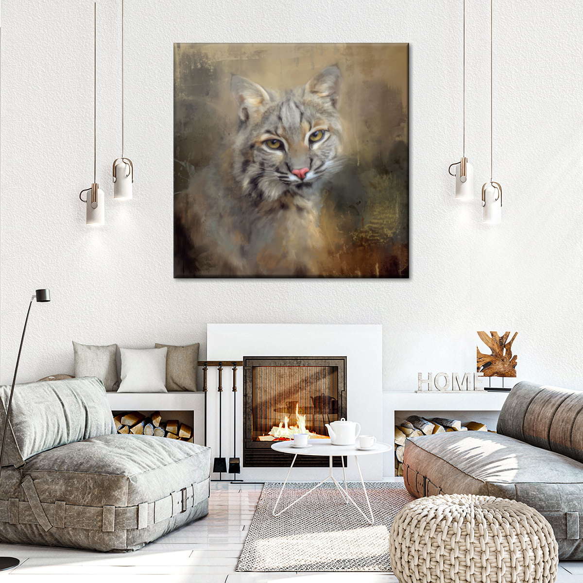 Cat Looking Back Wall Art - Image 2